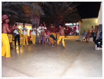 A dancing demonstration A dancing demonstration